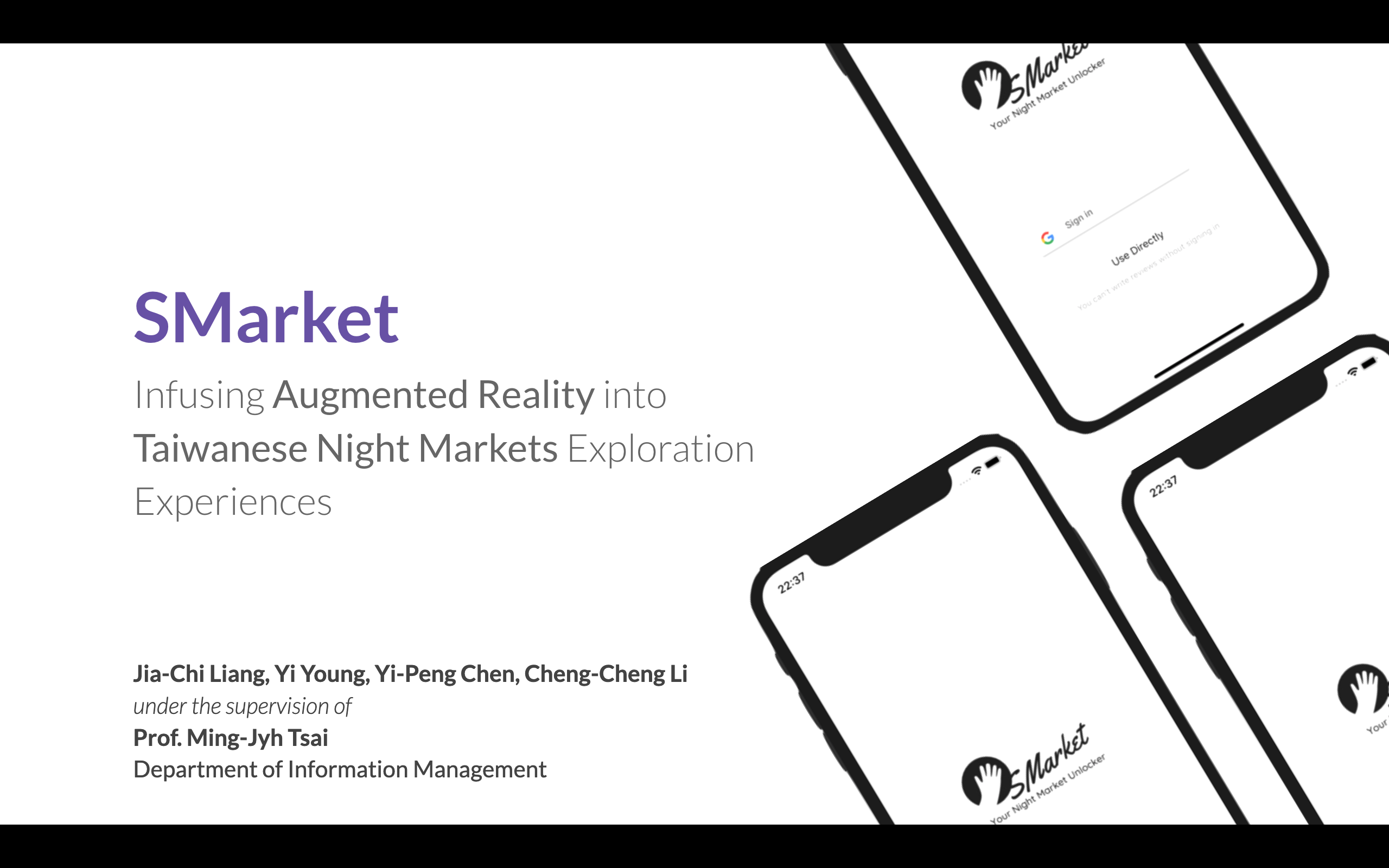 SMarket augmented reality mobile app for exploring Taiwanese night markets